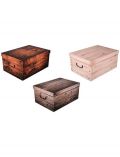 Aufbewahrungsbox Wood, 3er-Set