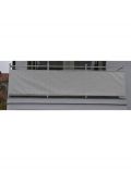 Wind- und Sichtschutz Balkonbespannung, Polyacryl, Meterware, beige