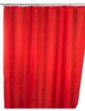 Duschvorhang Uni Red, Anti-Schimmel, 180 x 200 cm, waschbar