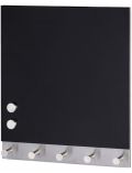 Garderobenhaken Magnetische Garderobe Black, 5 Haken, 30 x 34 cm