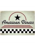 Spritzschutz pop, American Diners, 59x41 cm