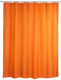 Duschvorhang Uni Orange, Anti-Schimmel, 180 x 200 cm, waschbar
