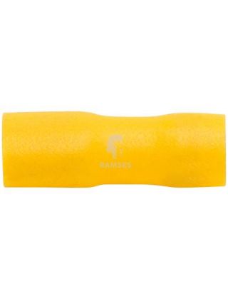 Flachsteckhlsen, vollisoliert gelb 4 - 6 mm 6,3 x 0,8 100 Stck