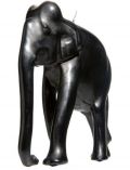 Wiedemann BIG Edition dekorative Kerze Elefant, schwarz